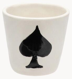 Ručně malovaný hrnek na espresso Ace of Spades