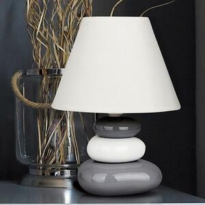 Rabalux Salem stolní lampa 1x40 W bílá-stříbrná 4948