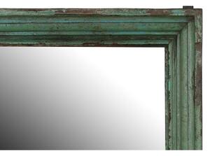 Zrcadlo ve starém rámu z teakového dřeva, 70x9x152cm (7C)
