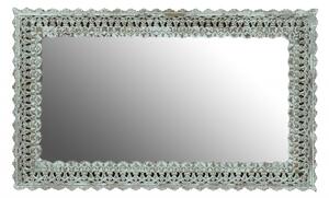 Zrcadlo ve rámu z mangového dřeva, ručně vyřezávaném, 152x3x92cm