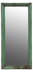 Zrcadlo ve starém rámu z teakového dřeva, 70x9x152cm (7B)