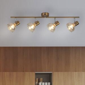 Rabalux Holly stropní světlo 4x40 W mosaz-jantarová 5550