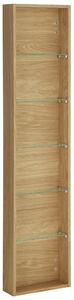 REGÁL DO KOUPELNY, barvy dubu, 35/150/12 cm Linea Natura - Koupelnové série, Online Only