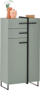 MIDI SKŘÍŇKA, zelená, černá, 60/119/35 cm home24 - Koupelnové série, Online Only