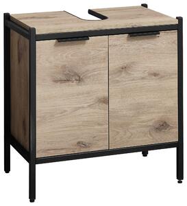 SKŘÍŇKA POD UMYVADLO, barvy dubu, barvy dubu, 60/60/35 cm home24 - Koupelnové série, Online Only