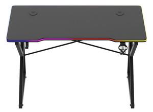 PC stolek Hyperion 1.7 (černá + vícebarevná) (s LED osvětlením). 1087498