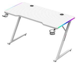 PC stolek Hyperion 2.5 (bílá + vícebarevná) (s LED osvětlením). 1087504