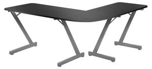 Rohový PC stolek Hyperion 7.0 (černá + šedá). 1087520
