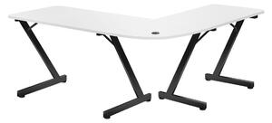 Rohový PC stolek Hyperion 7.0 (černá + bílá). 1087521