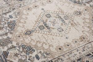 Makro Abra Kusový koberec klasický DUBAI L429B bílý béžový Rozměr: 140x200 cm