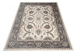 Makro Abra Kusový koberec klasický DUBAI L749B bílý krémový šedý Rozměr: 300x400 cm
