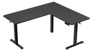 Rohový PC stolek Hyperion 9.5 (černá). 1087530