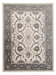 Makro Abra Kusový koberec klasický DUBAI L749B bílý šedý Rozměr: 250x350 cm