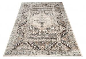 Makro Abra Kusový koberec klasický DUBAI L429B bílý béžový Rozměr: 60x100 cm