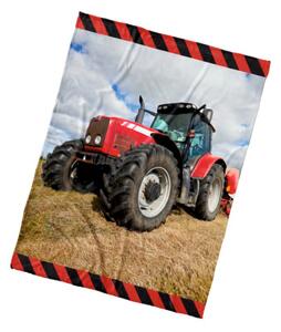 Dětská deka - Červený Traktor