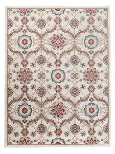 Makro Abra Kusový koberec DUBAI L747A Květy bílý vícebarevný Rozměr: 60x100 cm
