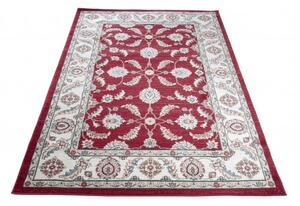 Makro Abra Kusový koberec klasický DUBAI T599A červený Rozměr: 80x150 cm