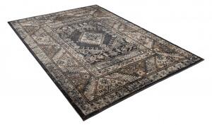 Makro Abra Kusový koberec klasický DUBAI L429B antracitový Rozměr: 160x220 cm