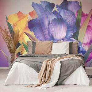 Samolepící tapeta květinová fantazie - 375x250 cm