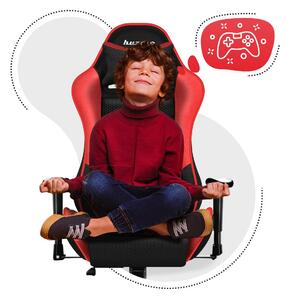 Dětská herní židle Rover 6 (černá + červená). 1087548