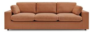 Oranžová pohovka 250 cm Belair – Bobochic Paris