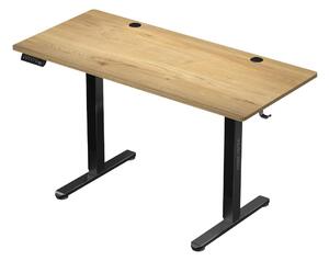 Elektricky nastavitelný PC stolek Legend 7.0 (černá + dřevo). 1087585