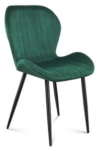 Jídelní židle Pamper 2 (tmavě zelená). 1087618