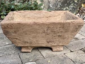 Ručně vyřezávaná teaková mísa z Indonésie 47 × 32 cm