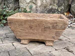 Ručně vyřezávaná teaková mísa z Indonésie 47 × 32 cm