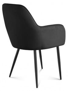 Jídelní židle Pamper 6 (černá). 1087623