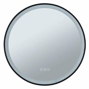 PAULMANN LED zrcadlo s osvětlením Mirra IP44 CCT 230V 11,5W stmívatelné černá/zrcadlo