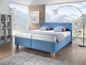 Čalouněná postel s úložným prostorem včetně polohovacího roštu VIVAT Plocha spaní 160x200