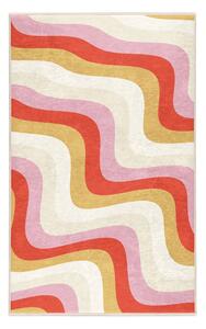 Žlutý/růžový pratelný koberec 60x100 cm Creamy Raspberry Swirl – Mila Home
