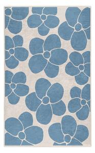 Modrý pratelný koberec 80x150 cm Blue Meadow – Mila Home