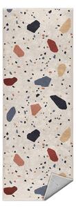 Krémový pratelný běhoun 80x200 cm Cracked Terrazzo – Mila Home