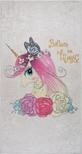 Slonovinový pratelný dětský koberec 80x120 cm Cute Unicorn – Vitaus
