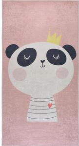 Světle růžový pratelný dětský koberec 80x120 cm Royalty Mascot – Vitaus