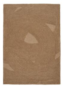 Ručně tkaný vlněný koberec v tmavě přírodní barvě 200x300 cm Pune – House Nordic