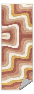 Okrově žlutý/starorůžový pratelný běhoun 60x230 cm Creamy Strawberry Swirl – Mila Home