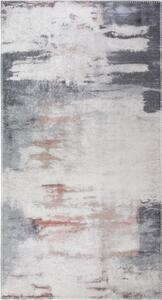 Šedý/slonovinový pratelný běhoun 80x200 cm Abstract Colors – Vitaus