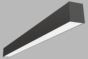 Led2 Stropní lineární LED svítidlo LINO 120 cm Barva stínidla: prismatic, Stmívání: On-Off, Barva svítidla: černá