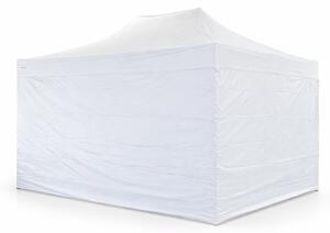 Nůžkový párty stan 3x4,5 m ALU Standard – 4 plné bočnice barva Bílá