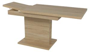 Jídelní stůl SHIDA 2 dub sonoma, šířka 110 cm, rozkládací