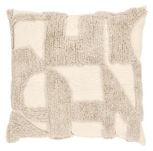 Livarno® Dekorativní polštář, 45 x 45 cm (geometrie/béžová) (100401146002)