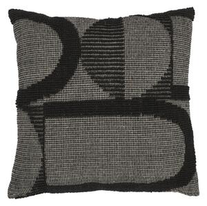 Livarno® Dekorativní polštář, 45 x 45 cm (geometrie/antracitová) (100401146003)