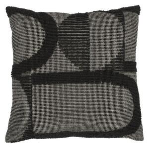 Livarno® Dekorativní polštář, 45 x 45 cm (geometrie/antracitová) (100401146003)