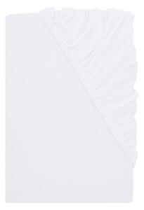 Livarno® Žerzejové napínací prostěradlo, 90-100 x 200 cm (bílá) (100401411001)