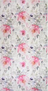 Růžový/slonovinový pratelný koberec 80x150 cm Pink Garden – Vitaus