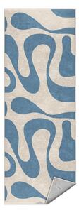 Modrý pratelný běhoun 80x200 cm Blue Latte – Mila Home