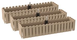 Parkside® Sada samozavlažovacích truhlíků Kensington, 75 cm, 3dílná (800013013)